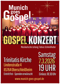 Einladung Gospelkonzert